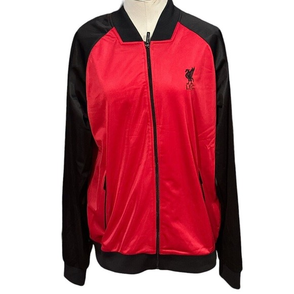 Liverpool Football Club Full Zip Track Jacket Size XXL NWT - Picture 1 of 7